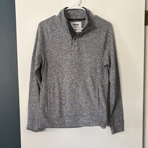 Sonoma Men's Zip Up Sweater in Heather Gray